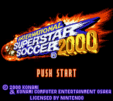 International Superstar Soccer 2000 (USA) Title Screen
